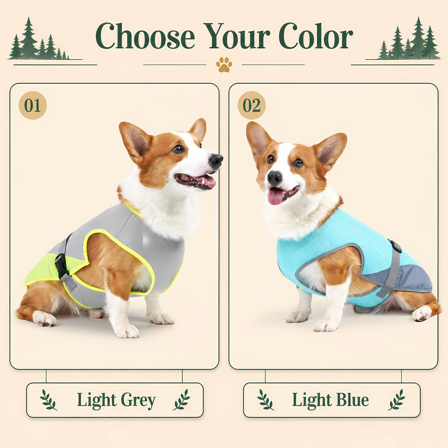 Roam-Ready Cooling Pet Jacket